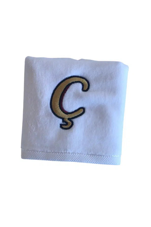 Kişiye Özel Harf Nakışlı 1 Adet Pamuklu El Havlusu Çeyizlik Hediyelik Kutulu - Ç