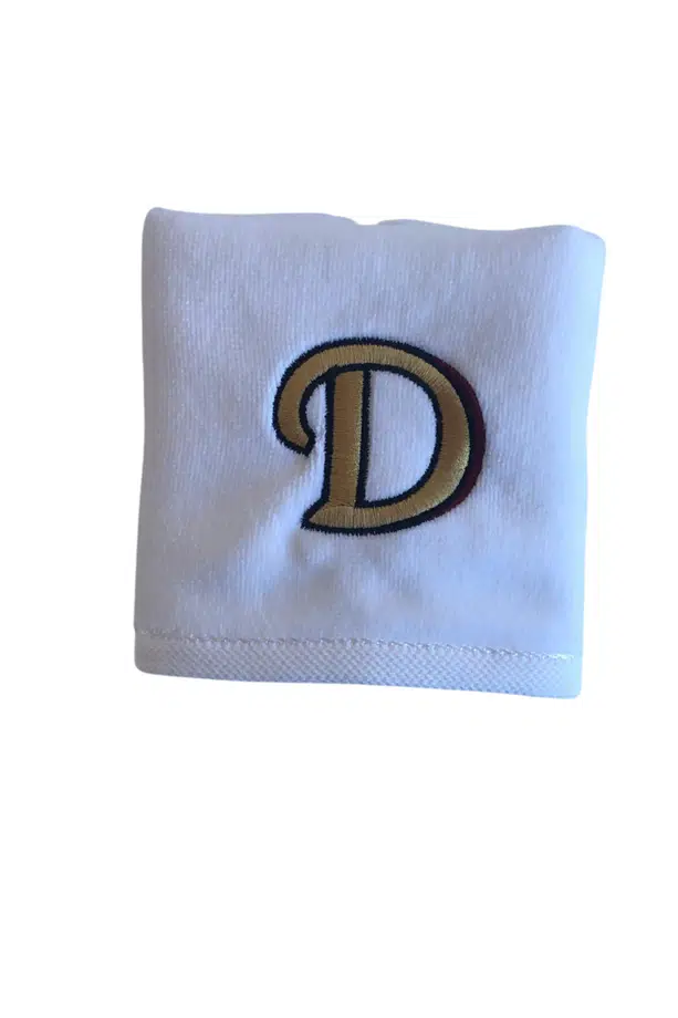 Kişiye Özel Harf Nakışlı 1 Adet Pamuklu El Havlusu Çeyizlik Hediyelik Kutulu - D