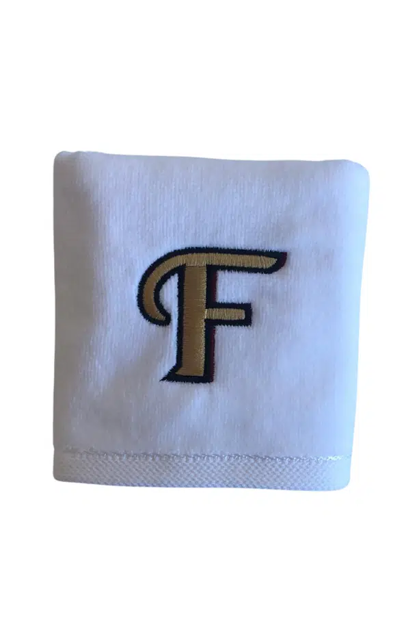 Kişiye Özel Harf Nakışlı 1 Adet Pamuklu El Havlusu Çeyizlik Hediyelik Kutulu - F