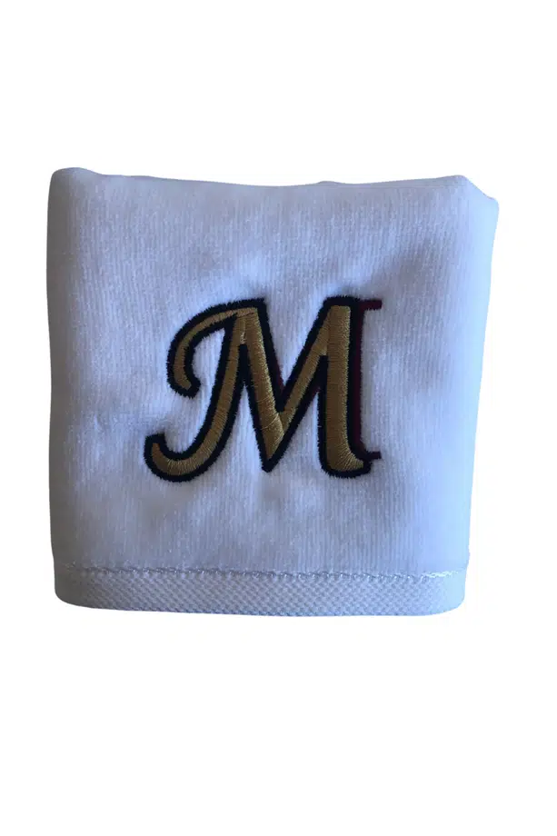 Kişiye Özel Harf Nakışlı 1 Adet Pamuklu El Havlusu Çeyizlik Hediyelik Kutulu - M