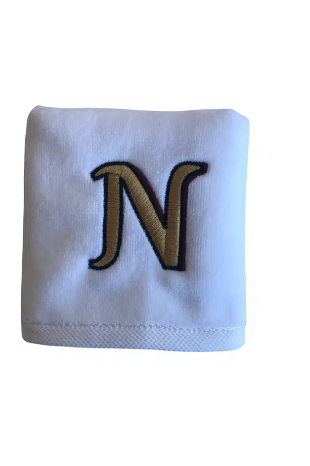 Kişiye Özel Harf Nakışlı 1 Adet Pamuklu El Havlusu Çeyizlik Hediyelik Kutulu - N
