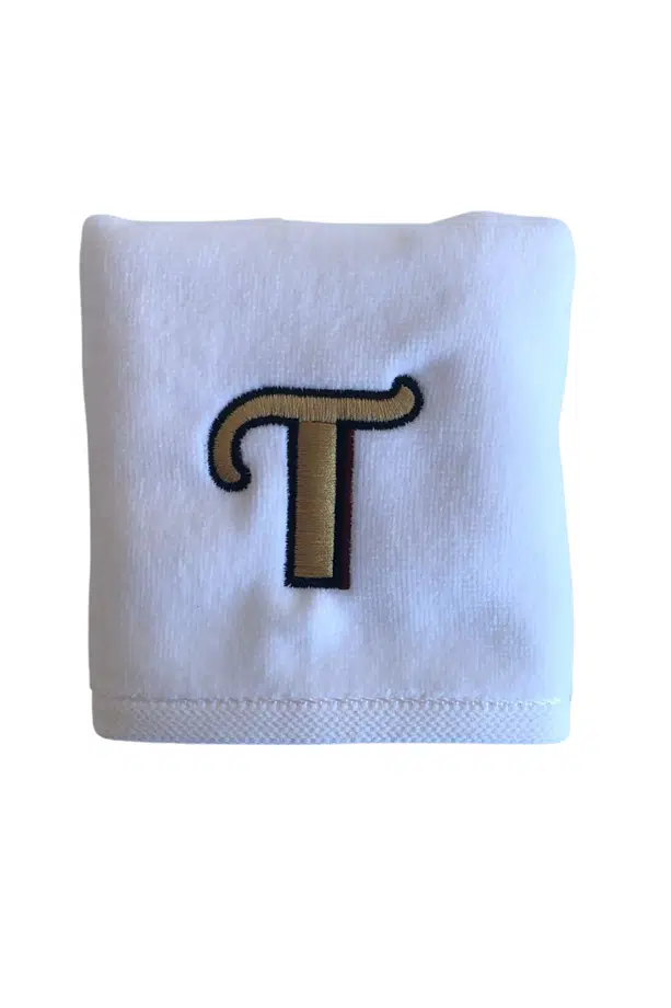 Kişiye Özel Harf Nakışlı 1 Adet Pamuklu El Havlusu Çeyizlik Hediyelik Kutulu - T