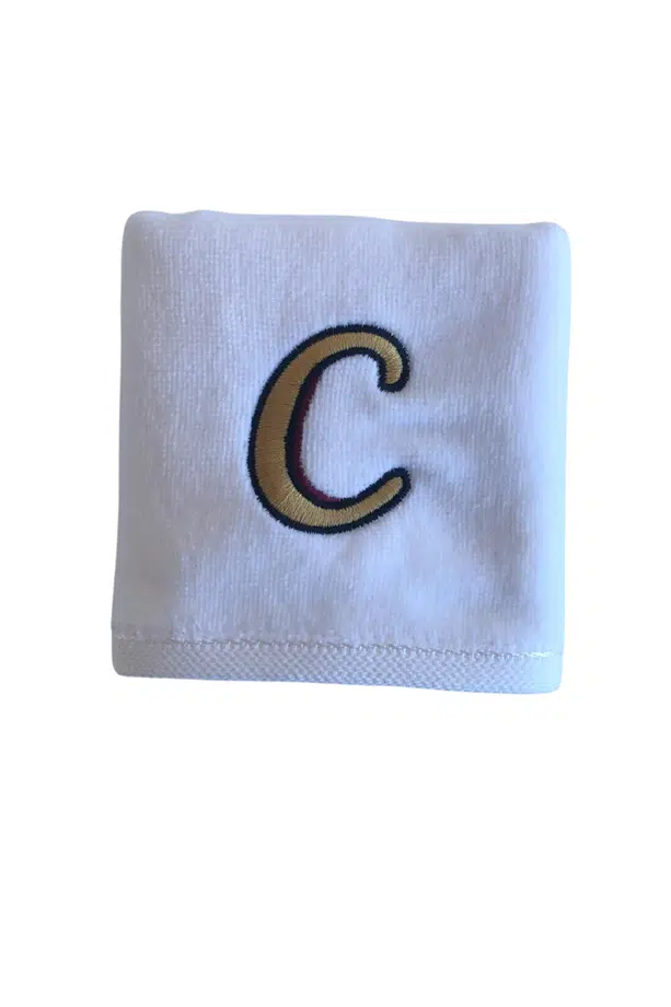 Kişiye Özel Harf Nakışlı 1 Adet Pamuklu El Havlusu Çeyizlik Hediyelik Kutulu - C